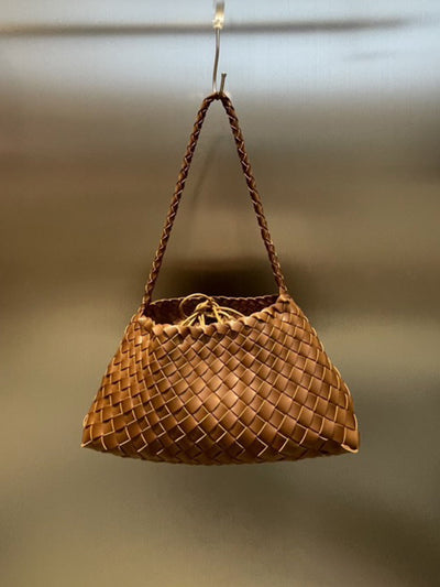 Bolso Tejido de Cuero Auténtico para Mujer - Bandolera Minimalista - Image 9