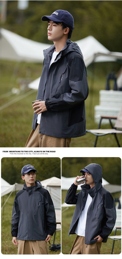 Chaqueta Impermeable Cortavientos de Una Capa - Image 17
