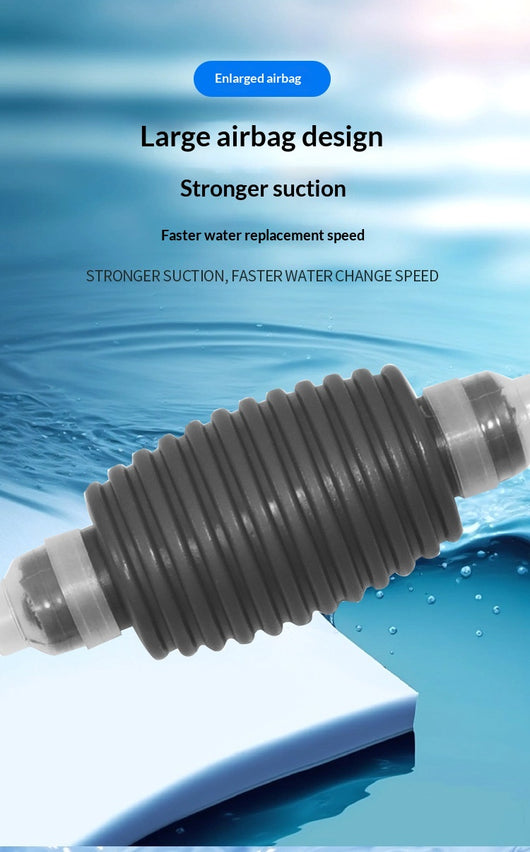 Tubo Sifón Manual para Limpieza de Arena y Cambios de Agua en Acuarios - Image 12