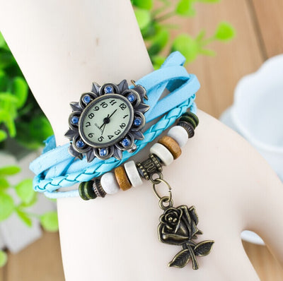 Reloj Casual para Mujer con Pulsera de Cuero y Detalles Mariposa - Image 6