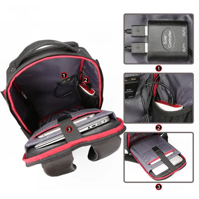 Mochila Ejecutiva Solar para Negocios y Viajes - Image 9