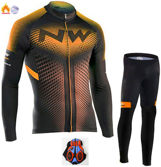 Conjunto de Jersey Ciclismo Manga Larga - Image 4