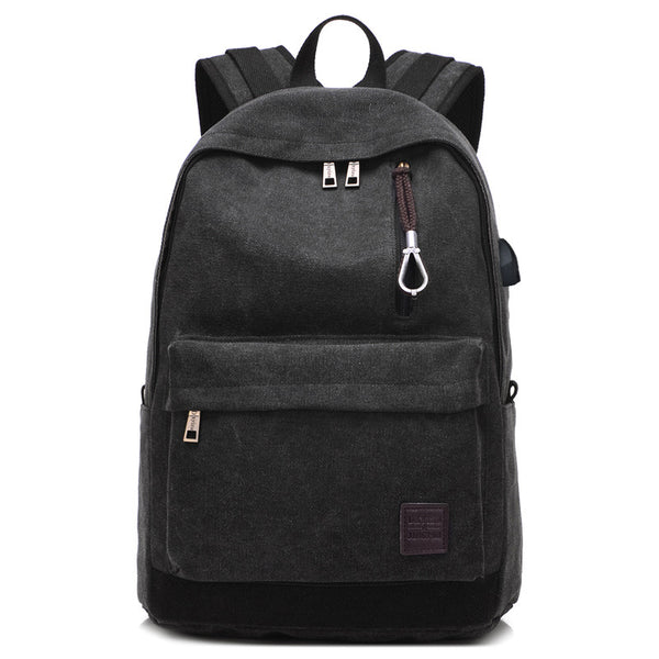 Mochila de Lona con Carga USB - Resistente y Funcional - Image 10
