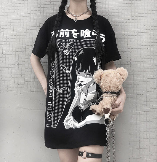 Camiseta Estampada Tallas Grandes para Mujer