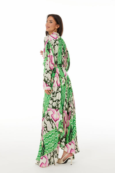 Vestido Camisa Convertible de Primavera con Cinturón Reversible - Image 13