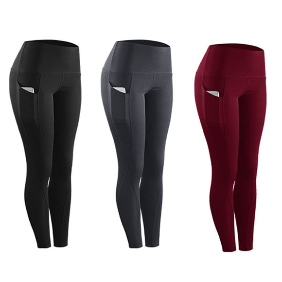 Leggings Deportivos de Compresión con Bolsillos para Mujer