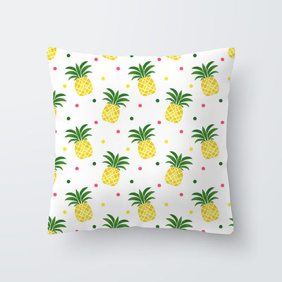 Funda de Almohada Hawaiana con Diseño Geométrico Amarillo - Image 3