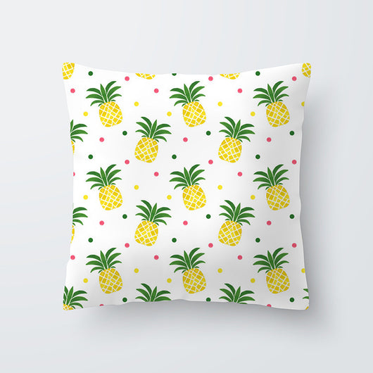 Funda de Almohada Hawaiana con Diseño Geométrico Amarillo - Image 3