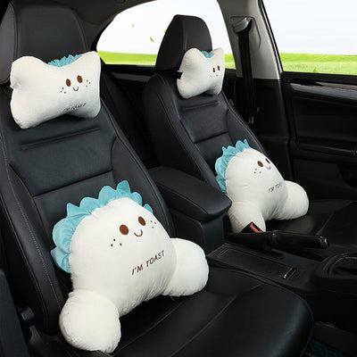 Juego de Almohada Lumbar y Reposacabezas para Auto con Diseño Infantil - Image 6