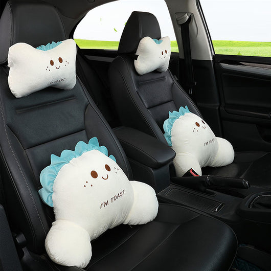Juego de Almohada Lumbar y Reposacabezas para Auto con Diseño Infantil - Image 6