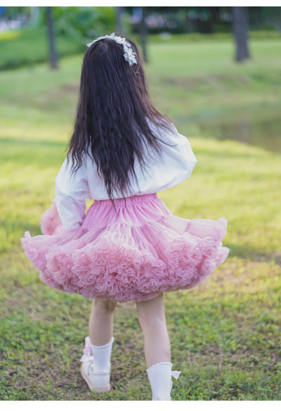 Falda Tutú Esponjosa para Niñas - Vestido de Princesa y Dama de Honor - Image 3