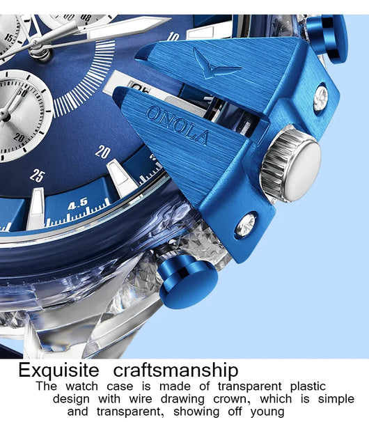 Reloj de Cuarzo Impermeable Unisex con Correa de Plástico - Image 20