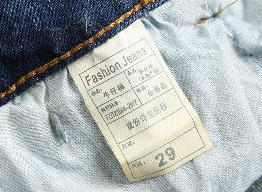 Jeans Slim Fit Azul Retro con Parches para Hombre - Image 18