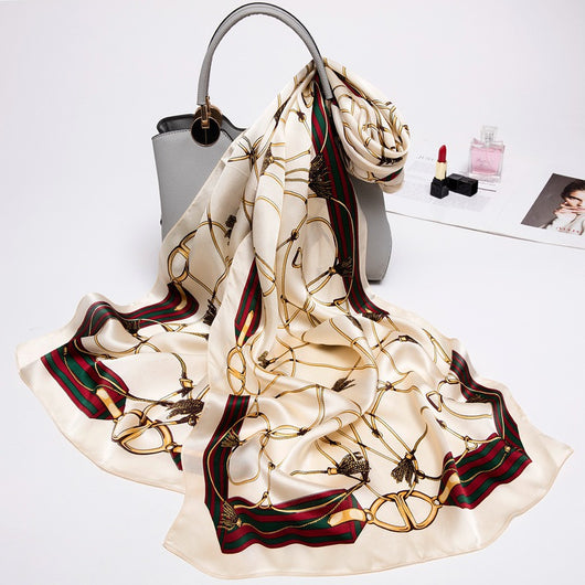 Pañuelo de Seda Versátil para Mamá - Diseño Elegante Multiusos - Image 43