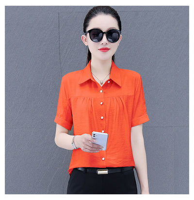 Blusa Casual de Manga Larga para Mamás Modernas - Image 9