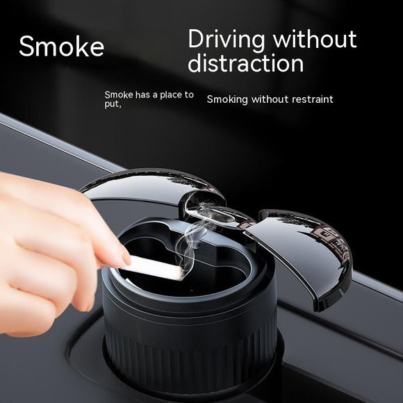 Cenicero Inteligente Automático con Sensor Infrarrojo y Tapa