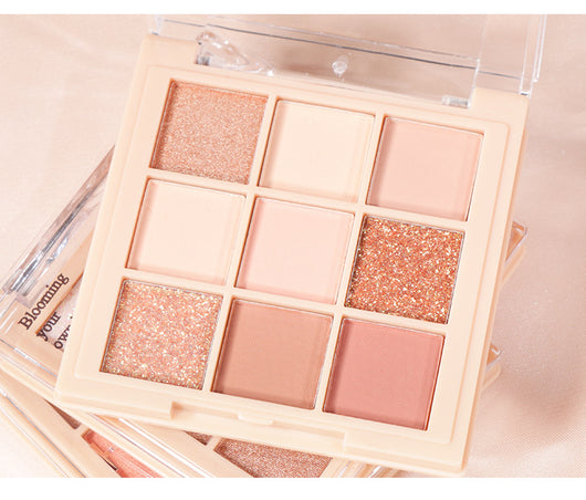 Paleta de Sombras de Ojos 9 Colores Tierra - Maquillaje Profesional - Image 12