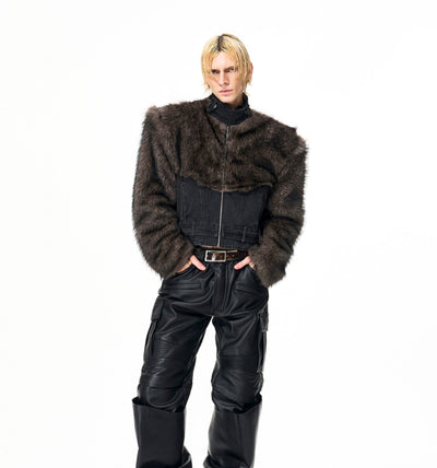 Chaqueta Corta Desgarrada con Hombros Descubiertos - Image 13