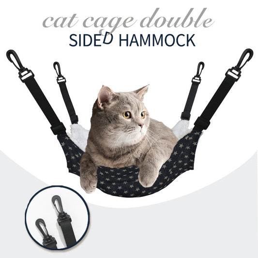 Hamaca Colgante de Algodón para Mascotas Pequeñas - Cama Confortable para Gatos, Hurones y Roedores