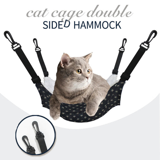 Hamaca Colgante de Algodón para Mascotas Pequeñas - Cama Confortable para Gatos, Hurones y Roedores