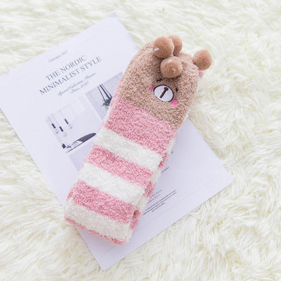Calcetines Largos de Coral Fleece hasta la Rodilla - Talla Plus - Image 10