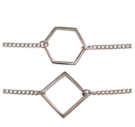 Pulsera de Cadena Geométrica - Image 3