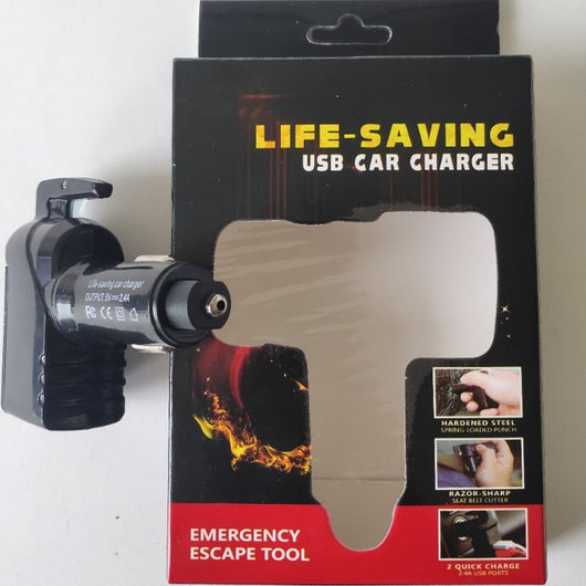 Cargador de Auto Multifunción con Rompevidrios de Emergencia - Image 5