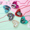 Bolso Bandolera Brillante con Llavero de Amor