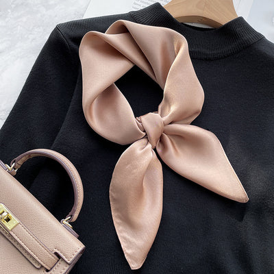 Pañuelo de Seda Elegante Retro para Primavera y Otoño - Image 24