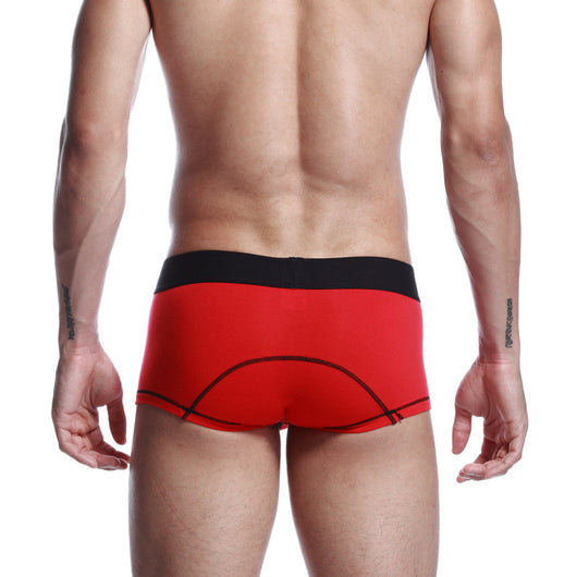 Calzoncillos de Algodón Azul Oscuro para Hombre con Franja Reflectante - Image 12