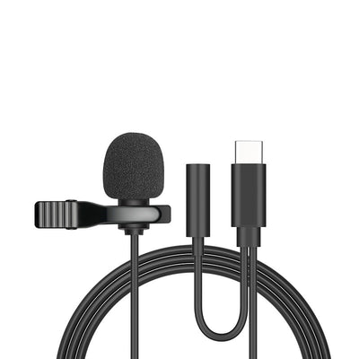 Micrófono Lavalier de Solapa Metálico Compatible con Apple para Transmisión en Vivo - Image 3