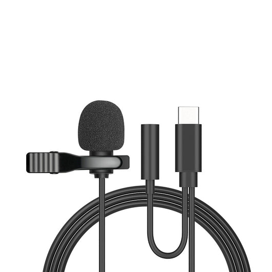 Micrófono Lavalier de Solapa Metálico Compatible con Apple para Transmisión en Vivo - Image 3