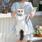 Peluche Gato Muppet - Muñeco Suave de Espalda