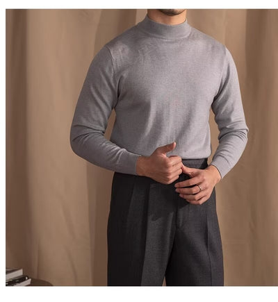 Suéter Cuello Alto Slim Fit Diario - Prenda Base Térmica Versátil - Image 17