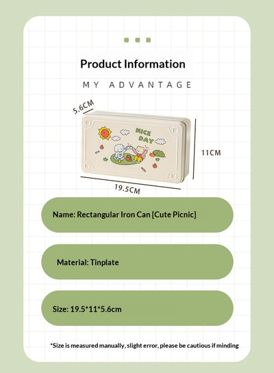 Caja de Almacenamiento Metálica Rectangular con Diseño Infantil - Image 10