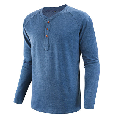 Camiseta Henley Grande para Hombre - Comodidad y Estilo - Image 4