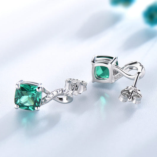 Aretes de Esmeralda con Diamantes - Image 7