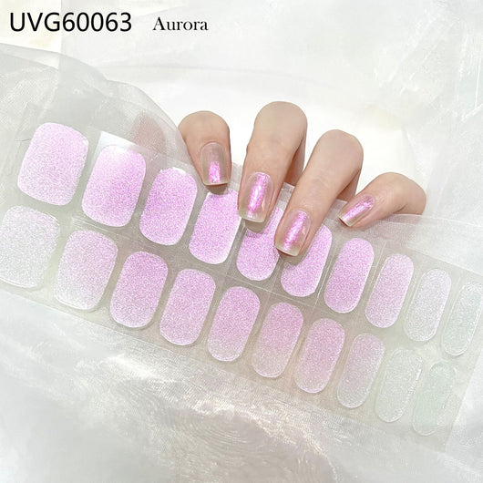 Pegatinas de Gel UV Semicuradas - Parches de Uñas Profesionales - Image 60