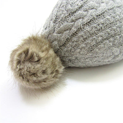 Gorro de Lana con Pompón Térmico Resistente al Viento - Image 3