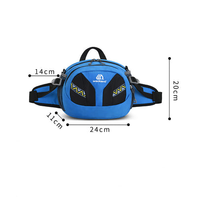 Mochila de Camping Bicolor con Bandolera Diagonal para Parejas - Image 7