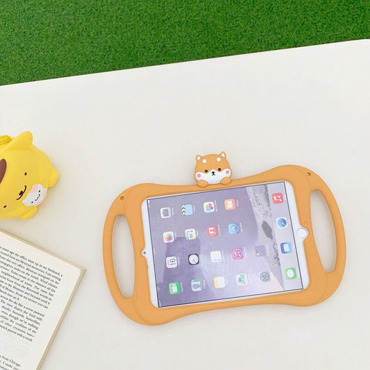 Funda iPad Protectora Corgi Cartoon con Asa - Resistente a Caídas - Image 2