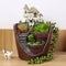 Maceta Decorativa con Suculentas - Miniatura de Jardín y Bonsái