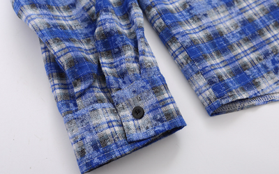 Camisa de Cuadros Americana para Primavera - Manga Larga Estilo Street - Image 15