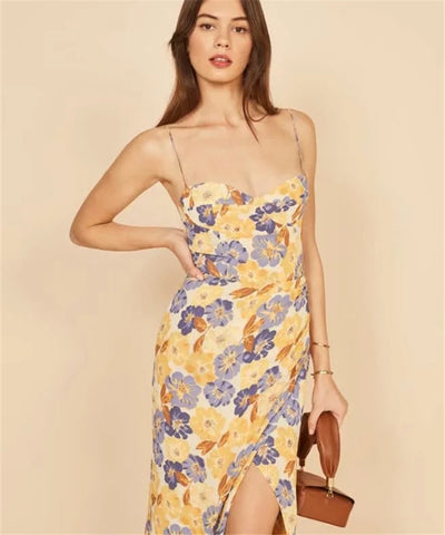 Vestido Estampado con Abertura Lateral - Image 6