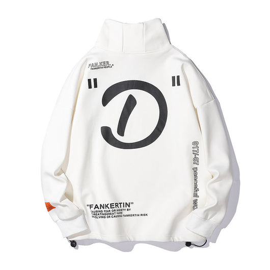 Sudadera Cuello Alto Holgada con Bordado - Image 15