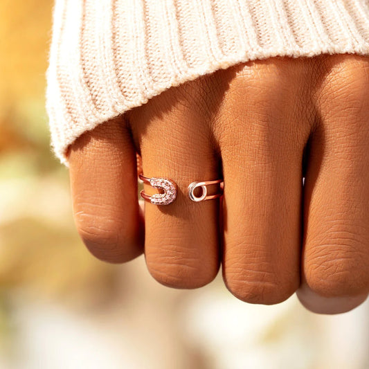 Anillo Abierto de Plata Esterlina S925 para Mujer