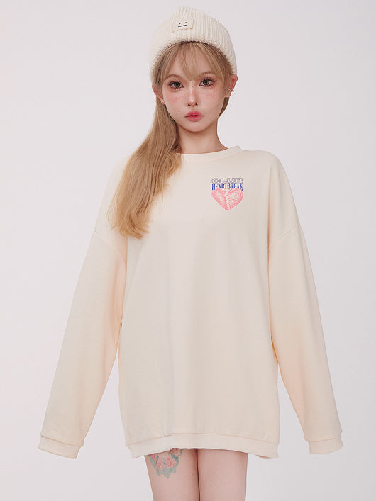 Suéter Holgado de Manga Larga con Estampado - Pullover Americano para Mujer - Image 11