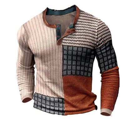Playera Casual Retro Estampada en 3D para Hombre - Image 7