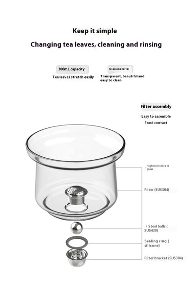 Tetera Cuadrada con Separador de Agua - Sistema Infusor Automático - Image 10
