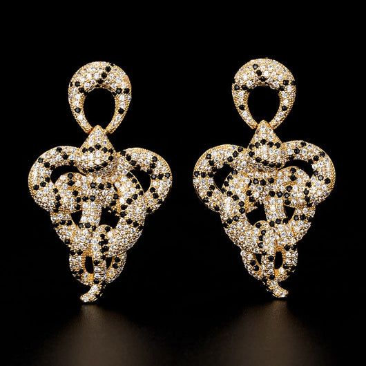 Aretes de Serpiente Estilo Gótico Grandes - Image 9